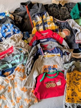 47 Pieces Baby Boy Bundle, Whole Wardrobe!